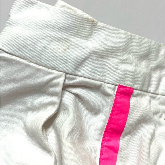 SUNDRY Women's Stripe Rollup Trouser Pants Asymmetrical Color Side Stripes - Picture 10 of 15